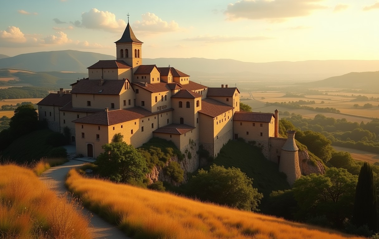Village occitan du Moyen Âge en France : vie quotidienne et culture