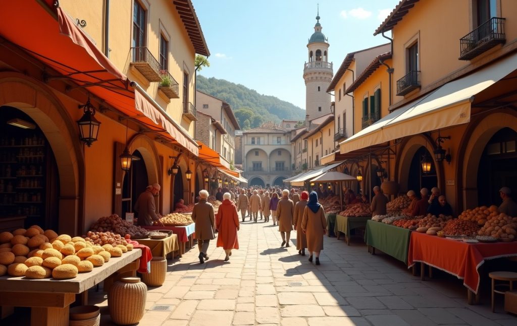 Commerce médiéval en Occitanie